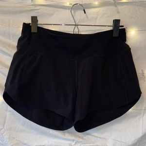 Lululemon Black Speed Up Shorts